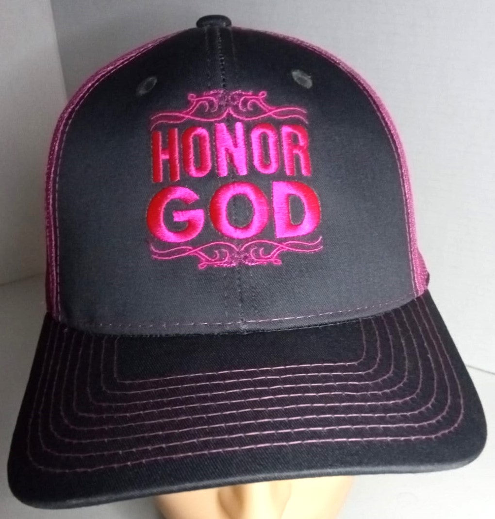 "HONOR GOD" Caps